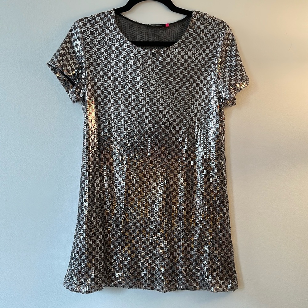 Kira Plastinina Sequin Minidress/Tunic, Size L